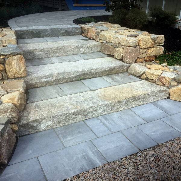 Scenic Style Ltd - Granite & Paver Steps, Rock Retaining Walls
